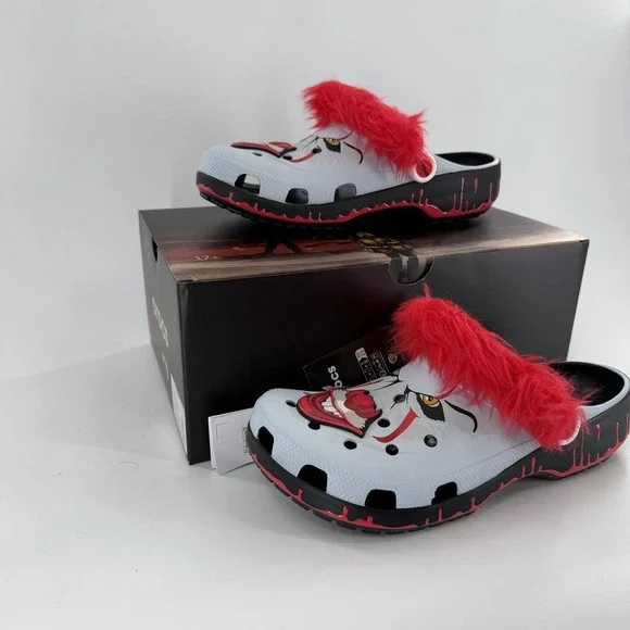 Crocs IT Chapter 2 Pennywise Face Classic Clogs Adult Men's Size 11 New With Box